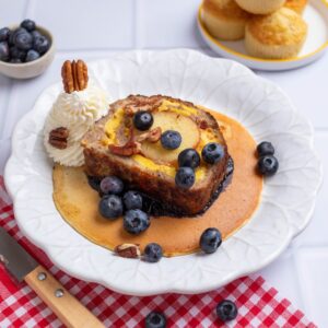 Savory Blueberry Corn Muffins