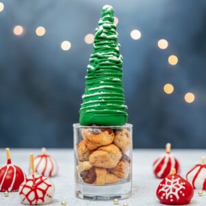 Profiteroles et sapin en chocolat Profiteroles et sapin en chocolat