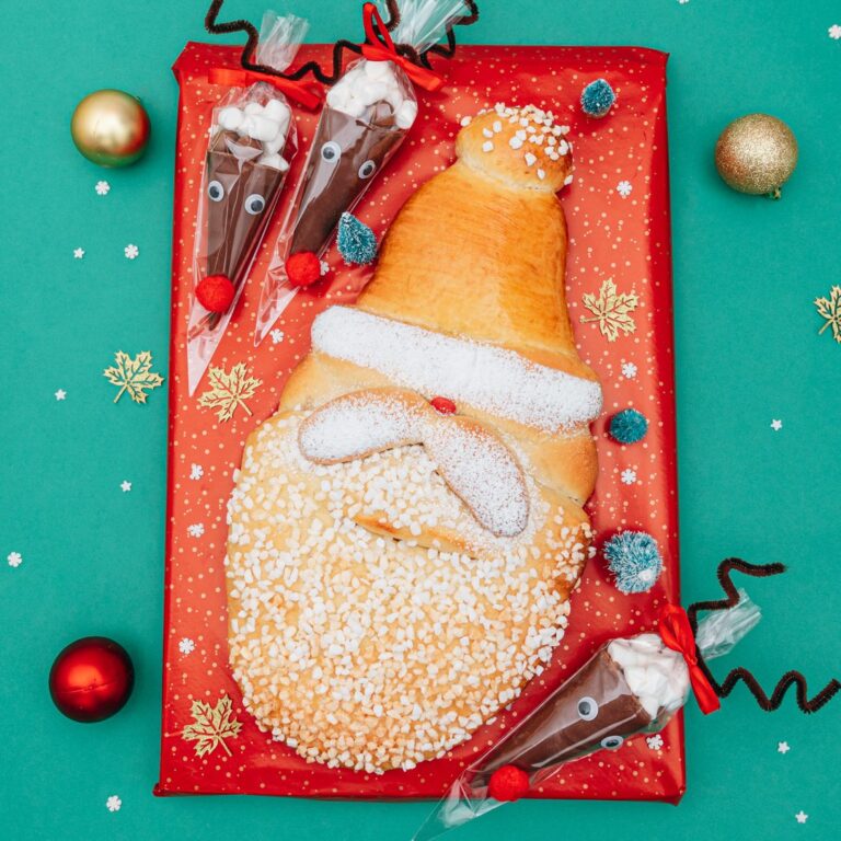 La brioche au sucre du Père Noël La brioche au sucre du Père Noël