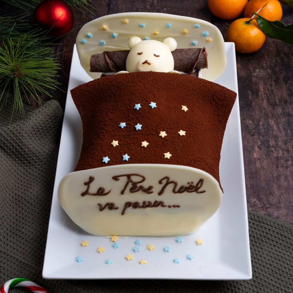 Gâteau de crêpes de Noël