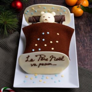 Gâteau de crêpes de Noël