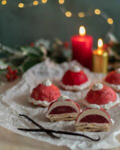 Les bonnets du Père Noël à la Fraise