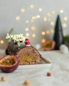 Bûche de Noël Chocolat et Passion Bûche de Noël Chocolat et Passion