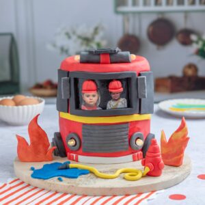 Firefighter Birthday Cake