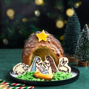 La madeleine crèche du réveillon de Noël