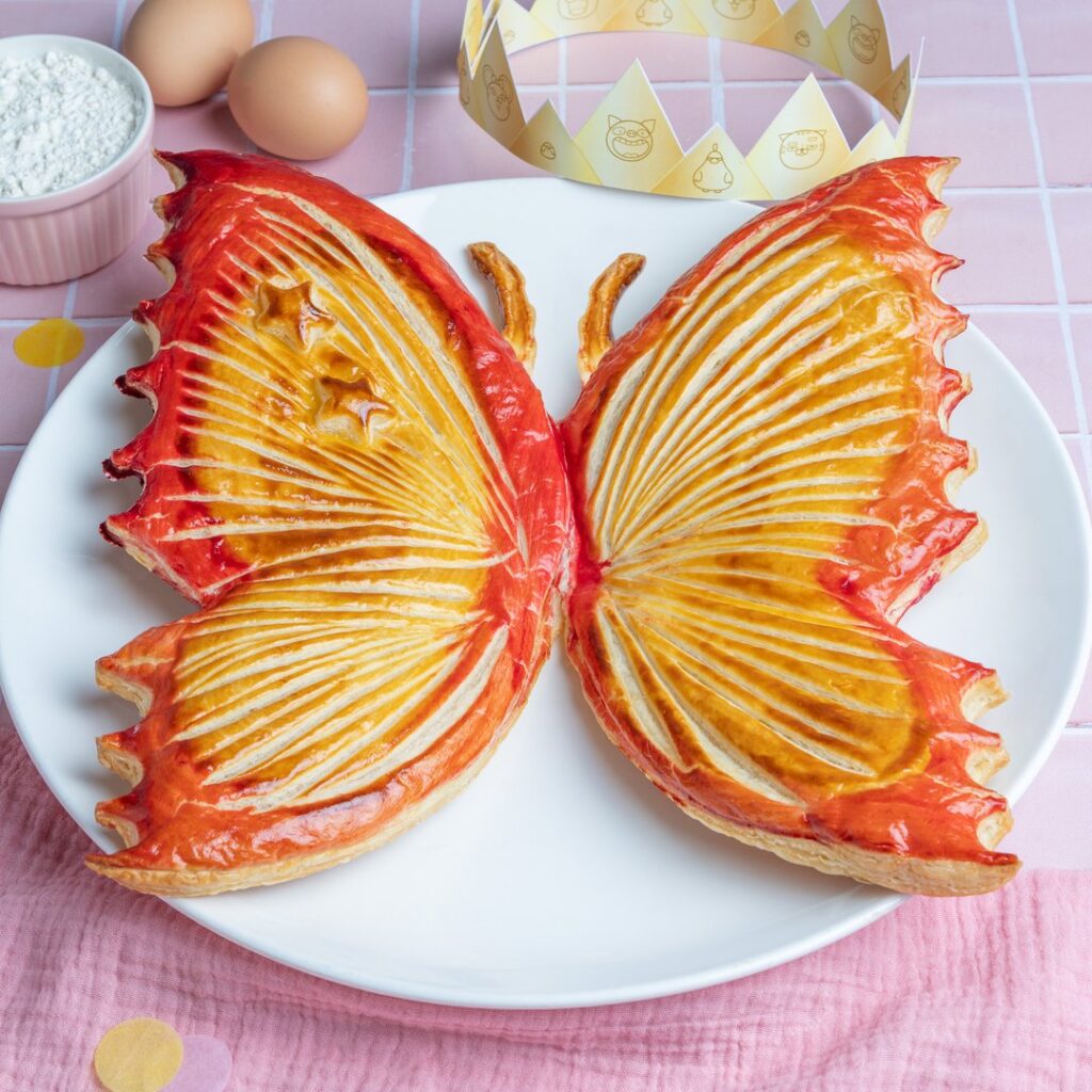 La galette des rois papillon