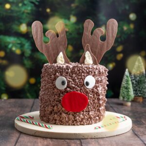 Rudolph’s Jolly Christmas Cake
