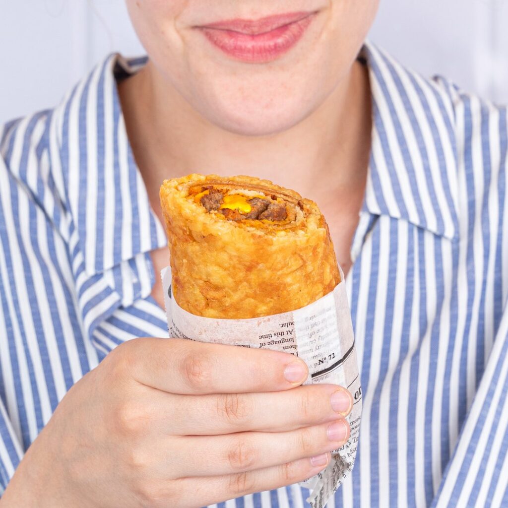 Rolling Goodness Pancake Roll-Up