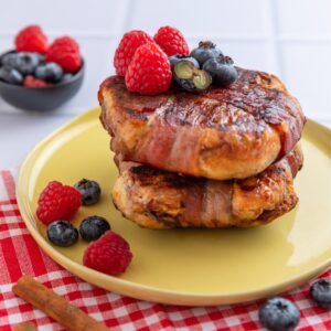 Smashed Cinnamon Roll Burgers
