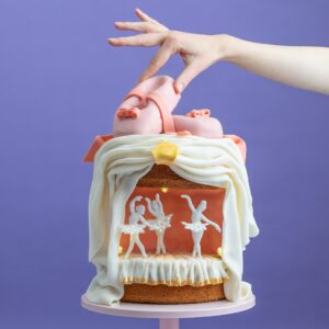Ballerina’s Whirl Cake