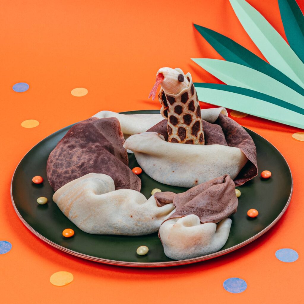 Les crêpes serpent chocolat banane