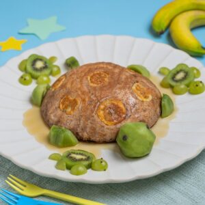 Pancake tortue à la banane Pancake tortue à la banane