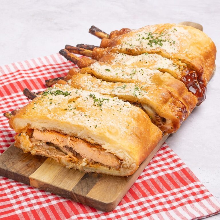 BBQ Ribs Fried Calzone