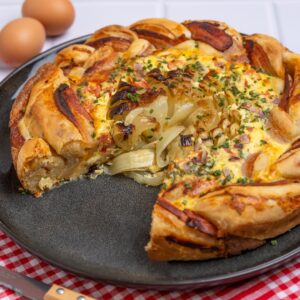 Breakfast Bloomin’ Onion Frittata
