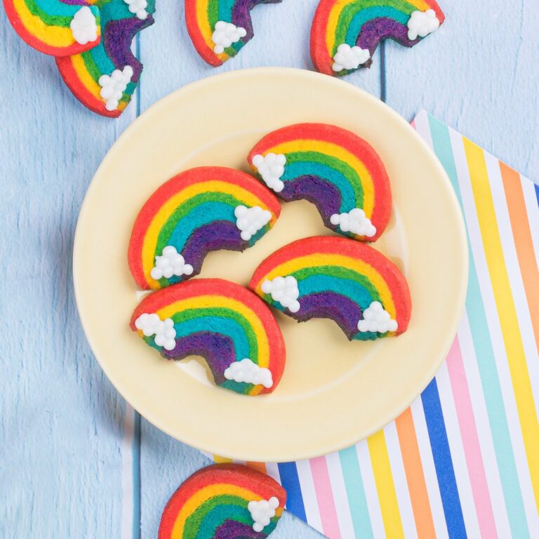 Cookie arc-en-ciel