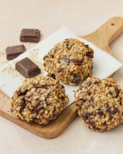Les cookies à l’avoine et au chocolat Les cookies à l’avoine et au chocolat