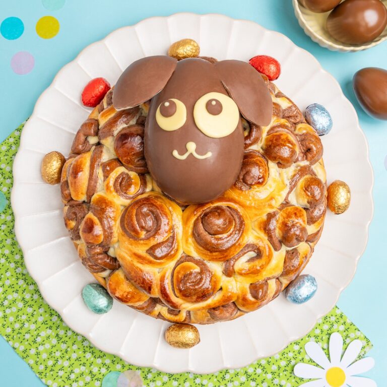 La brioche mouton de Pâques La brioche mouton de Pâques