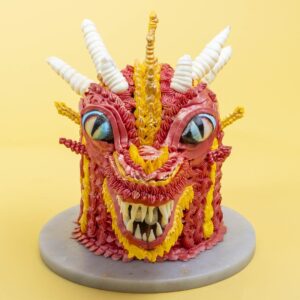 Fire Breathing Dragon Cake