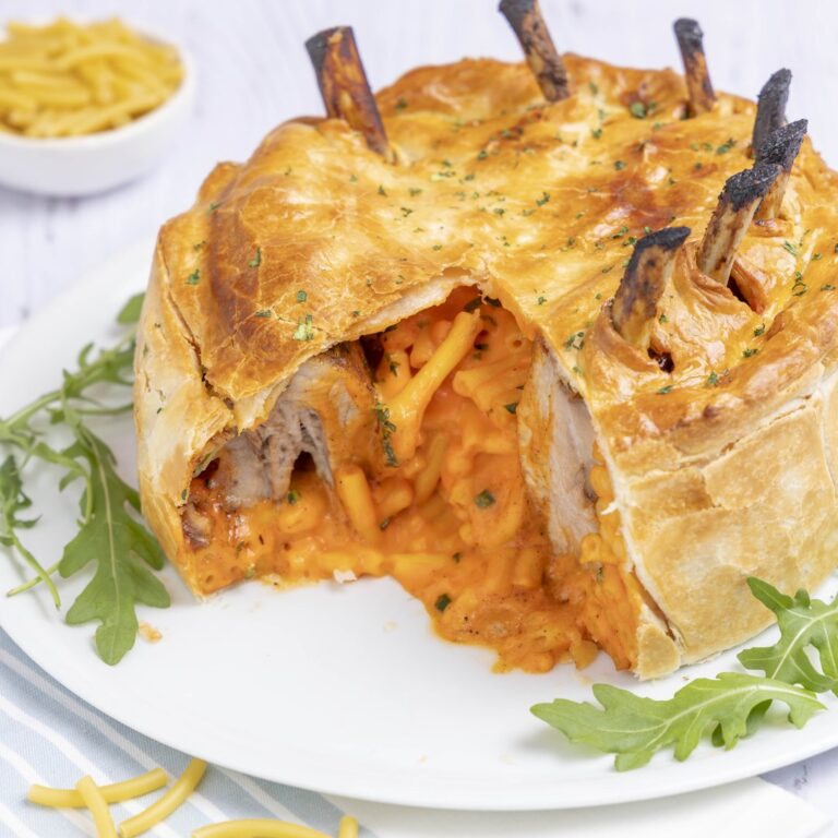 BBQ Ribs Chicharron Pie