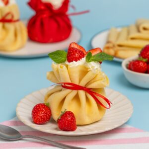 Crêpes fraisier surprises