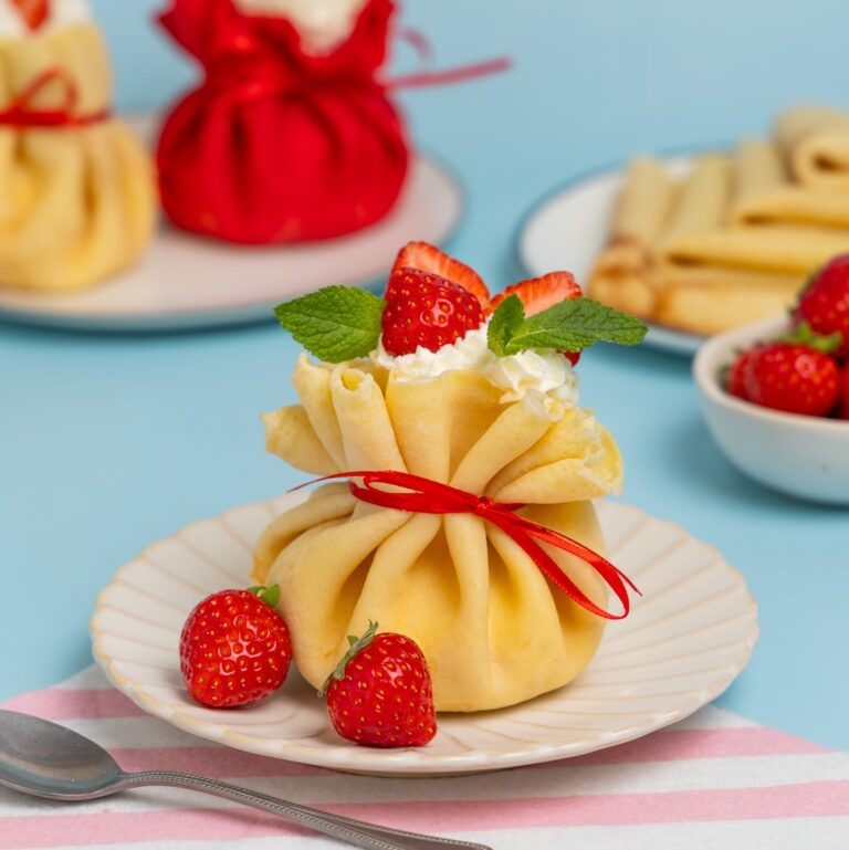 Crêpes fraisier surprises Crêpes fraisier surprises