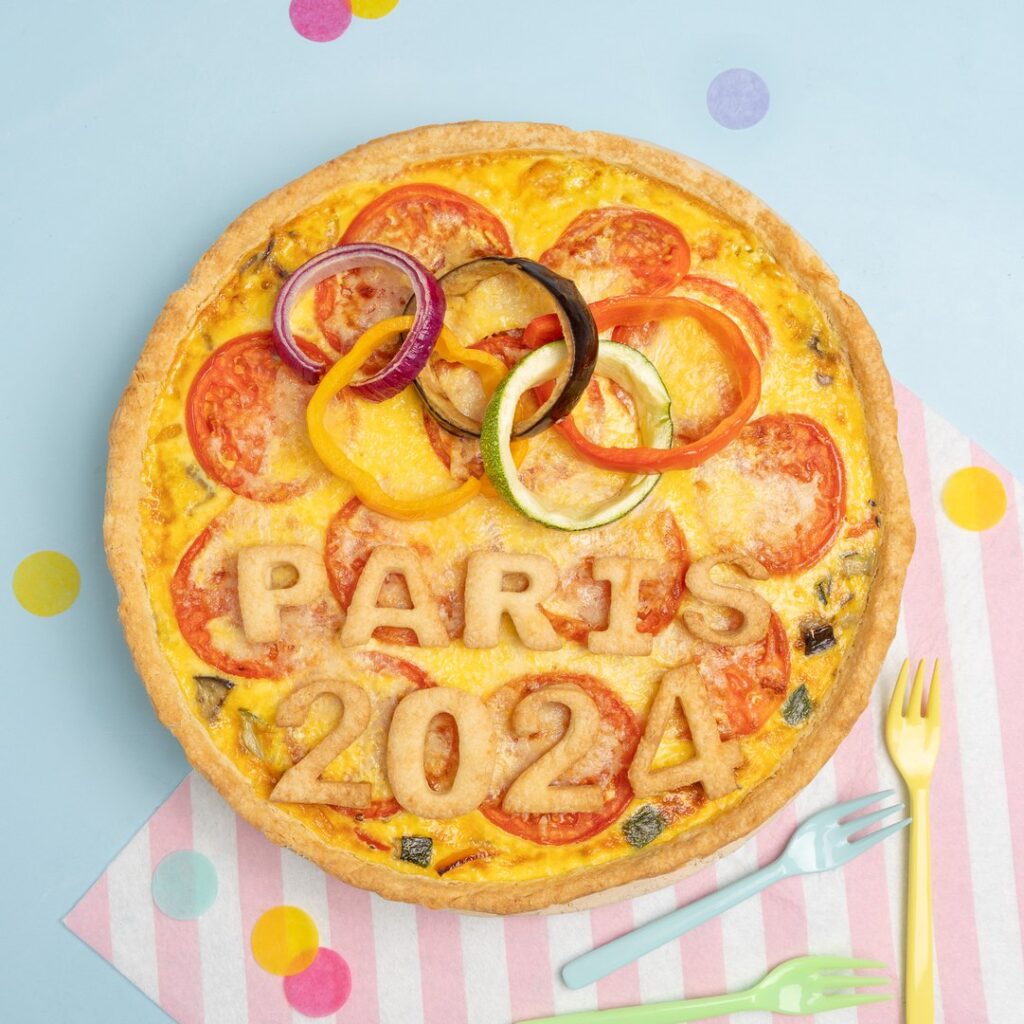La quiche aux légumes des Jeux Olympiques