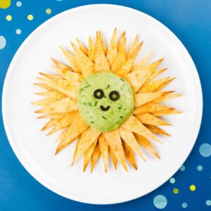 Guacamole ensoleillé