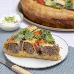 Cheeseburger Burrito Bake