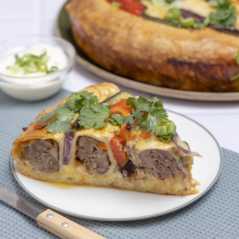 Cheeseburger Burrito Bake