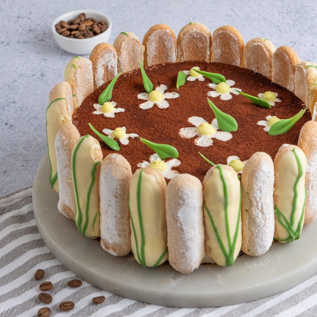 Tiramisu fleurie du printemps
