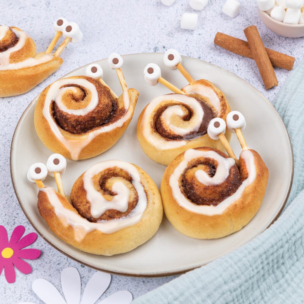 Les roulés à la cannelle des escargots