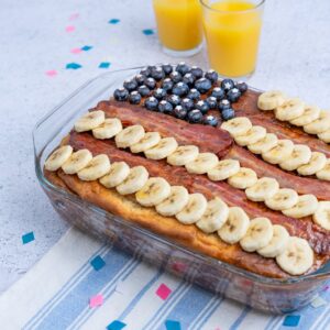 Star-Spangled Breakfast Pancake