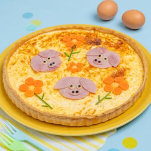 La quiche des 3 petits cochons La quiche des 3 petits cochons