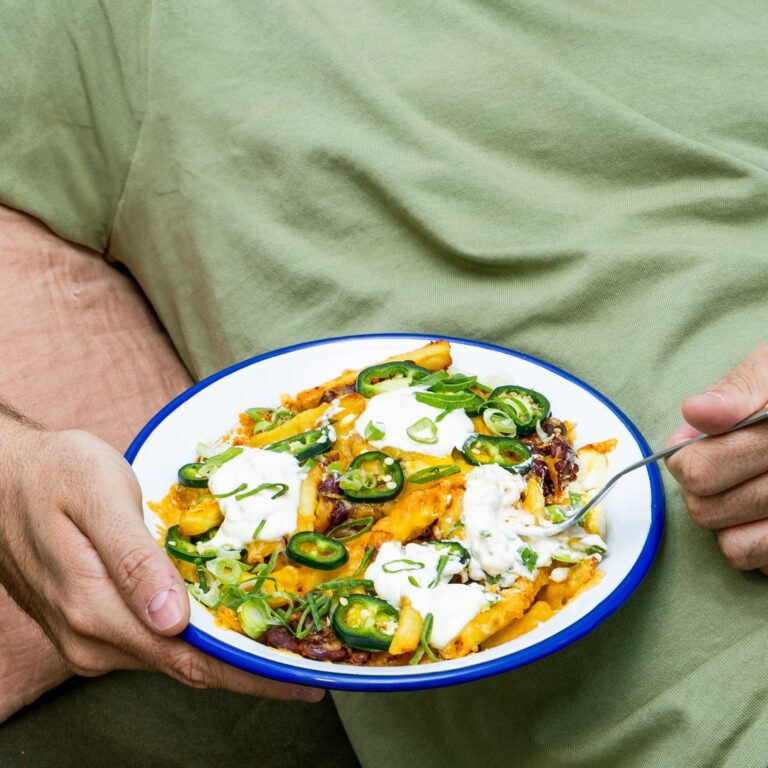 Batata frita com chili carregado