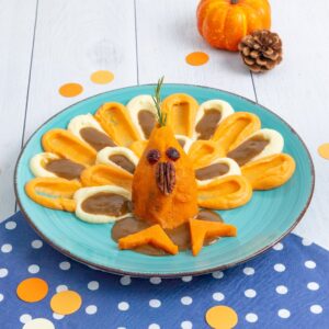 Le dindon patate douce de Thanksgiving Le dindon patate douce de Thanksgiving
