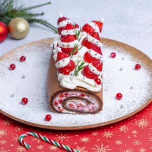 La bûche petits lutins de Noël La bûche petits lutins de Noël