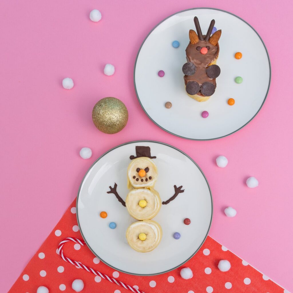 Les crêpes banane chocolat de Noël
