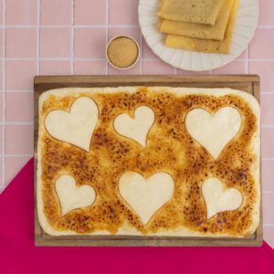 Crêpe géante façon crème brûlée Crêpe géante façon crème brûlée