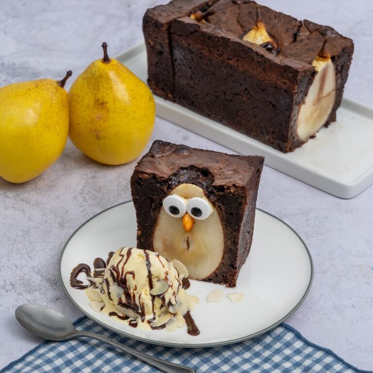 Le brownie pingouin Belle-Hélène Le brownie pingouin Belle-Hélène