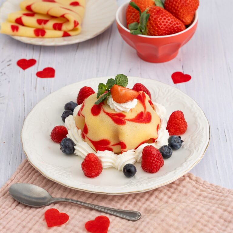 Le dôme fraisier Saint-Valentin Le dôme fraisier Saint-Valentin