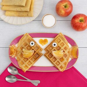 Crêpe gaufrée aux pommes caramélisées Crêpe gaufrée aux pommes caramélisées
