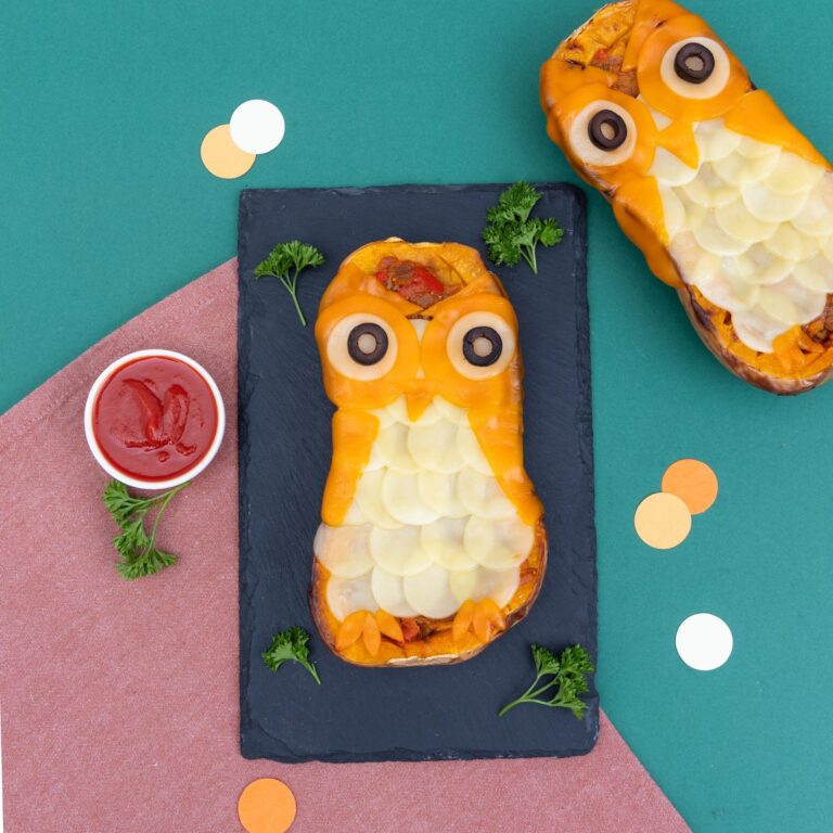 Le gratin hibou au butternut Le gratin hibou au butternut