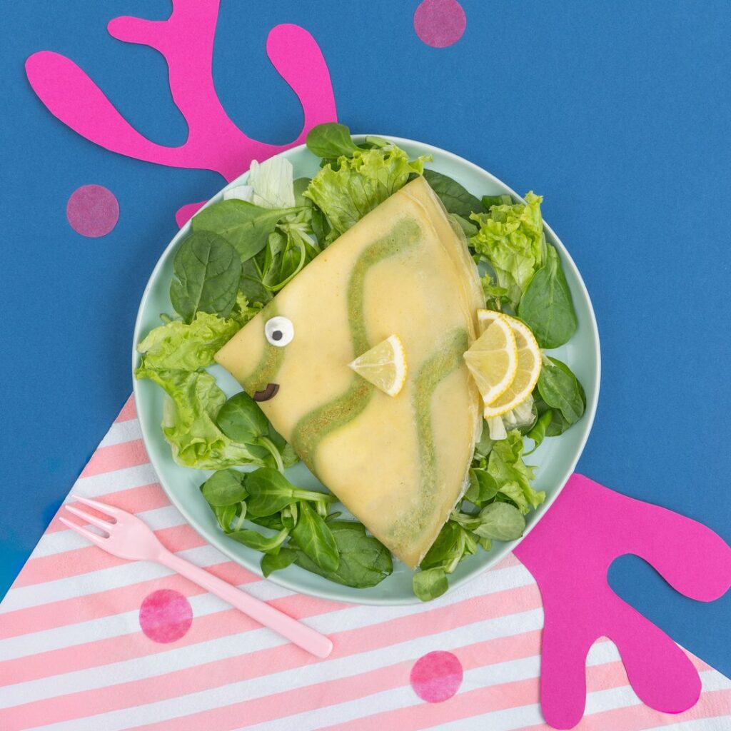 Crepe pesciolino al salmone