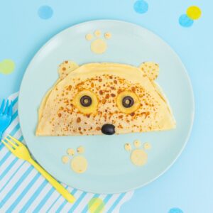 La crêpe ourson jambon-fromage