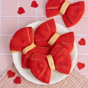 Red Velvet Cookie Bows