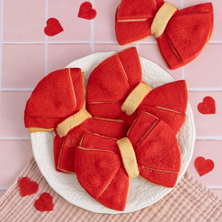 Red Velvet Cookie Bows