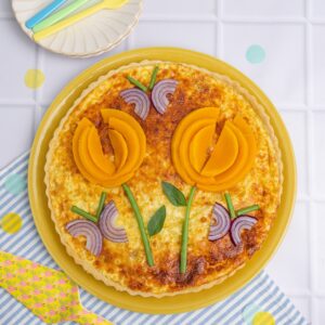 La quiche potimarron fleurie La quiche potimarron fleurie