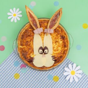 La quiche lapin de Pâques La quiche lapin de Pâques
