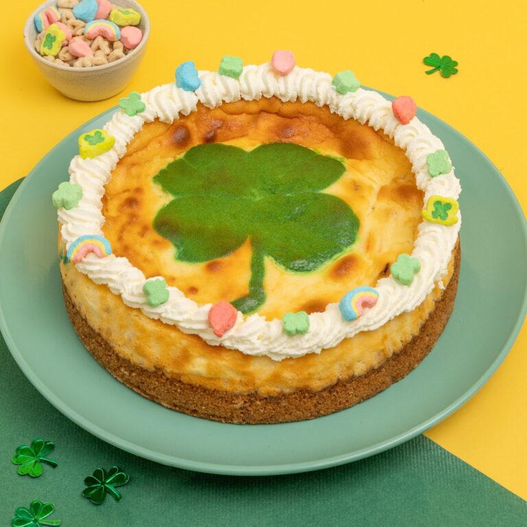 Festive Shamrock Cheesecake