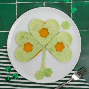 St. Patrick’s Shamrock Quesadilla